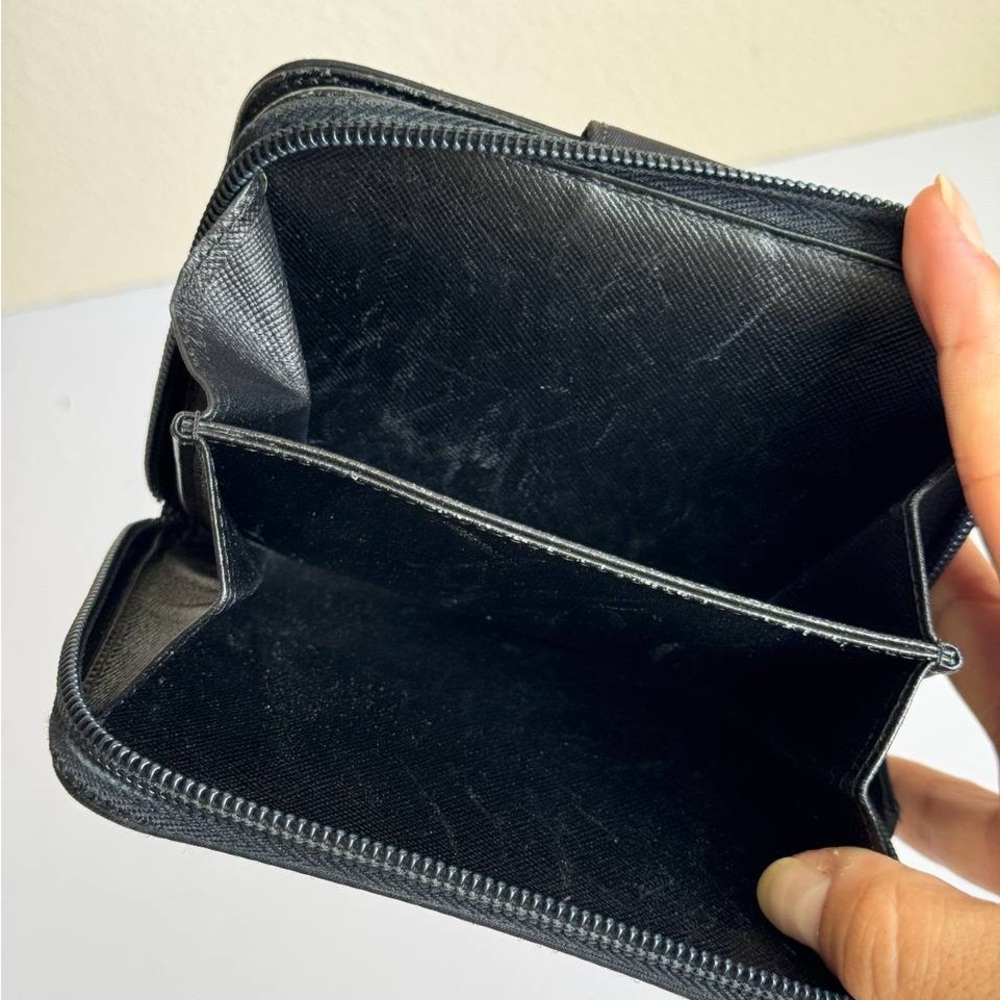 Prada Nylon Black Zip Around Wallet - Picture 8 of 12